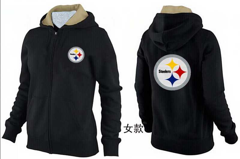 Womens Pittsburgh Steelers Team Logo 2015 Full Zip Hoodie-46,We sell and wholesale Womens Pittsburgh Steelers Team Logo 2015 Full Zip Hoodie-46 on line form chian!