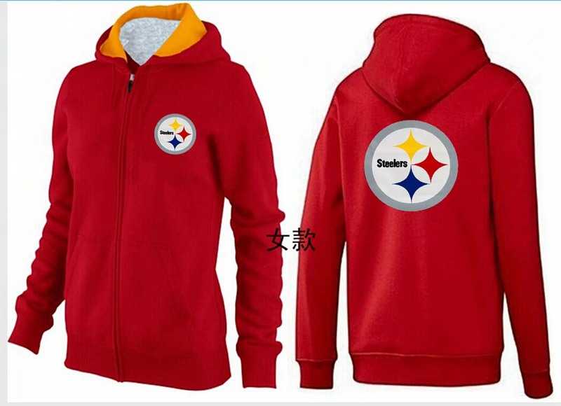 Womens Pittsburgh Steelers Team Logo 2015 Full Zip Hoodie-49,We sell and wholesale Womens Pittsburgh Steelers Team Logo 2015 Full Zip Hoodie-49 on line form chian!