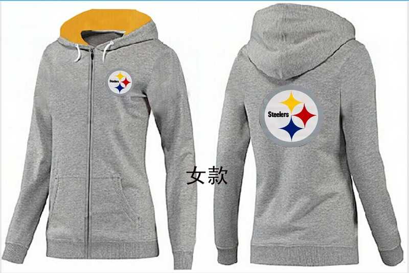 Womens Pittsburgh Steelers Team Logo 2015 Full Zip Hoodie-52,We sell and wholesale Womens Pittsburgh Steelers Team Logo 2015 Full Zip Hoodie-52 on line form chian!