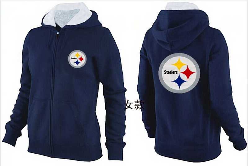 Womens Pittsburgh Steelers Team Logo 2015 Full Zip Hoodie-55,We sell and wholesale Womens Pittsburgh Steelers Team Logo 2015 Full Zip Hoodie-55 on line form chian!