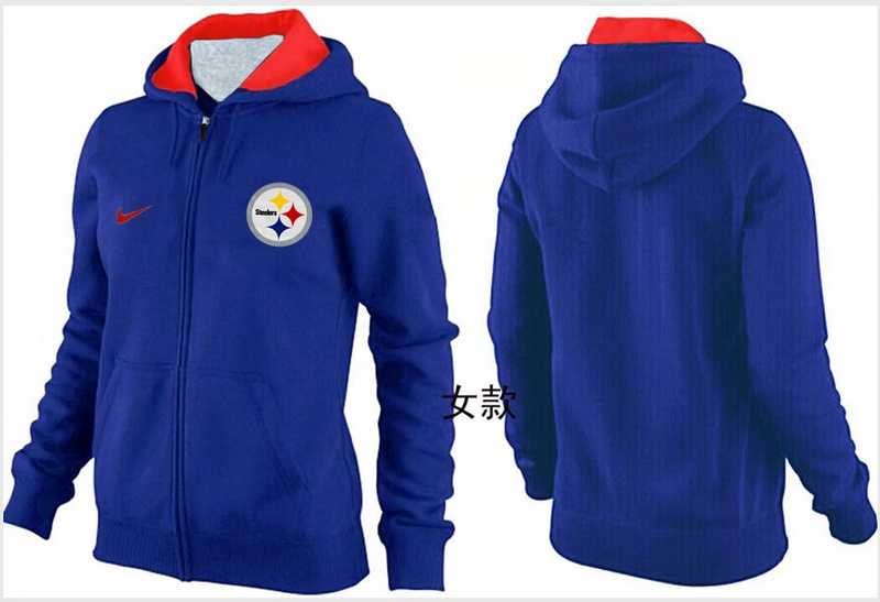 Womens Pittsburgh Steelers Team Logo 2015 Full Zip Hoodie-62,We sell and wholesale Womens Pittsburgh Steelers Team Logo 2015 Full Zip Hoodie-62 on line form chian!