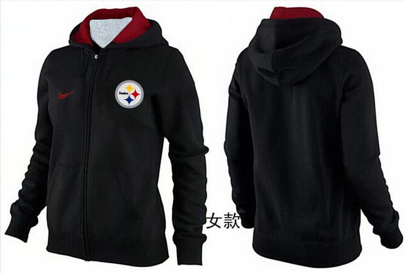 Womens Pittsburgh Steelers Team Logo 2015 Full Zip Hoodie-69,We sell and wholesale Womens Pittsburgh Steelers Team Logo 2015 Full Zip Hoodie-69 on line form chian!