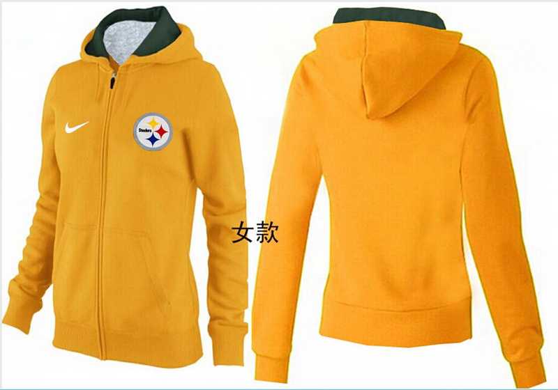 Womens Pittsburgh Steelers Team Logo 2015 Full Zip Hoodie-70,We sell and wholesale Womens Pittsburgh Steelers Team Logo 2015 Full Zip Hoodie-70 on line form chian!