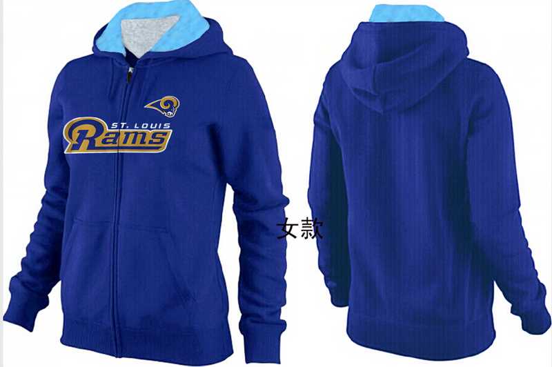 Womens St. Louis Rams Team Logo 2015 Full Zip Hoodie-15,We sell and wholesale Womens St. Louis Rams Team Logo 2015 Full Zip Hoodie-15 on line form chian!