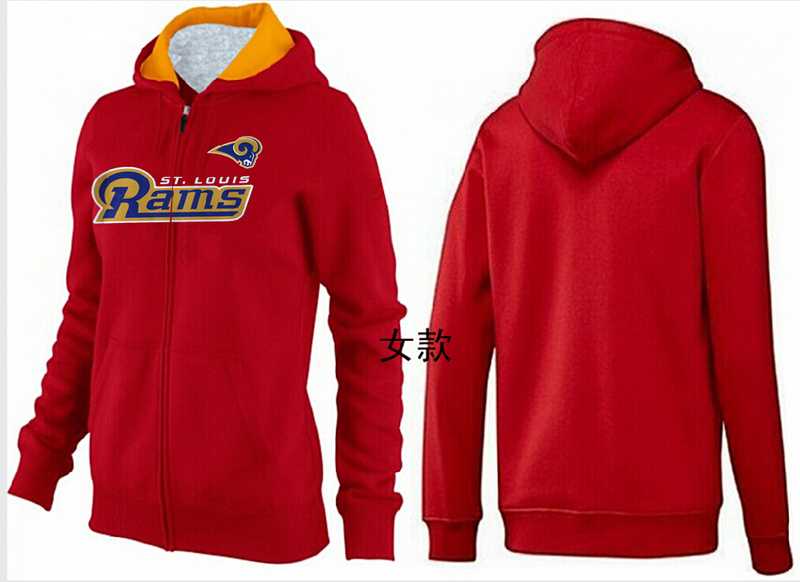 Womens St. Louis Rams Team Logo 2015 Full Zip Hoodie-20,We sell and wholesale Womens St. Louis Rams Team Logo 2015 Full Zip Hoodie-20 on line form chian!