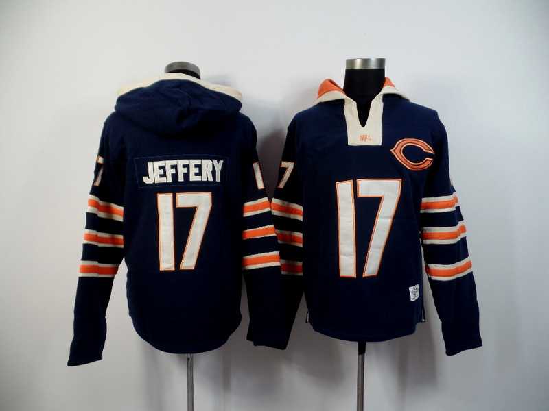 Chicago Bears #17 Alshon Jeffery Dark Blue 2015 New Stitched Hoodie,We sell and wholesale Chicago Bears #17 Alshon Jeffery Dark Blue 2015 New Stitched Hoodie on line form chian!