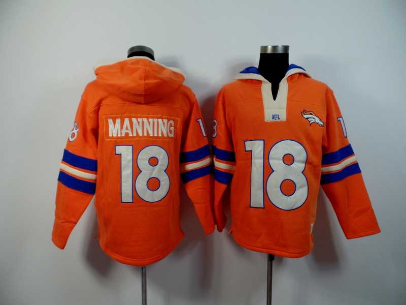 Denver Broncos #18 Peyton Manning Orange 2015 New Stitched Hoodie,We sell and wholesale Denver Broncos #18 Peyton Manning Orange 2015 New Stitched Hoodie on line form chian!