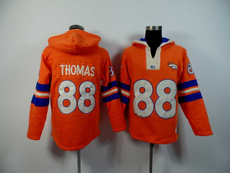 Denver Broncos #88 Demaryius Thomas Orange 2015 New Stitched Hoodie,We sell and wholesale Denver Broncos #88 Demaryius Thomas Orange 2015 New Stitched Hoodie on line form chian!
