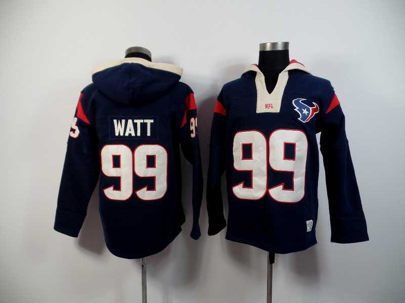 Houston Texans #99 J.J. Watt Dark Blue 2015 New Stitched Hoodie,We sell and wholesale Houston Texans #99 J.J. Watt Dark Blue 2015 New Stitched Hoodie on line form chian!