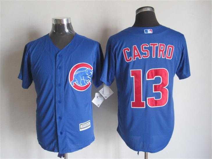 Majestic Chicago Cubs #13 Starlin Castro Blue MLB Stitched Jerseys,We sell and wholesale Majestic Chicago Cubs #13 Starlin Castro Blue MLB Stitched Jerseys on line form chian!