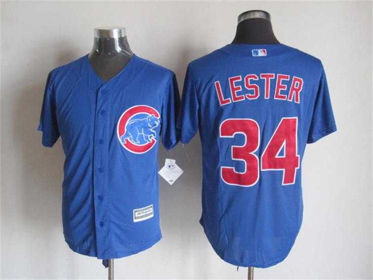 Majestic Chicago Cubs #34 Jon Lester Blue MLB Stitched Jerseys,We sell and wholesale Majestic Chicago Cubs #34 Jon Lester Blue MLB Stitched Jerseys on line form chian!