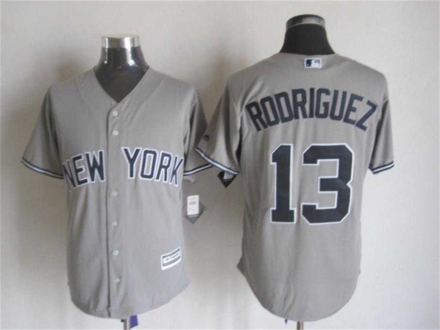 Majestic New York Yankees #13 Alex Rodriguez Gray MLB Stitched Jerseys,We sell and wholesale Majestic New York Yankees #13 Alex Rodriguez Gray MLB Stitched Jerseys on line form chian!