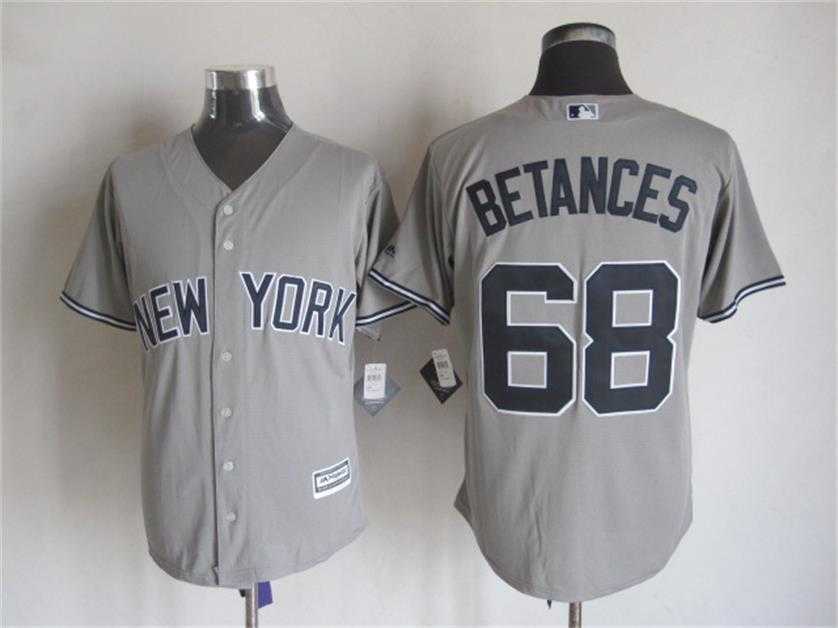 Majestic New York Yankees #68 Betances Gray MLB Stitched Jerseys,We sell and wholesale Majestic New York Yankees #68 Betances Gray MLB Stitched Jerseys on line form chian!