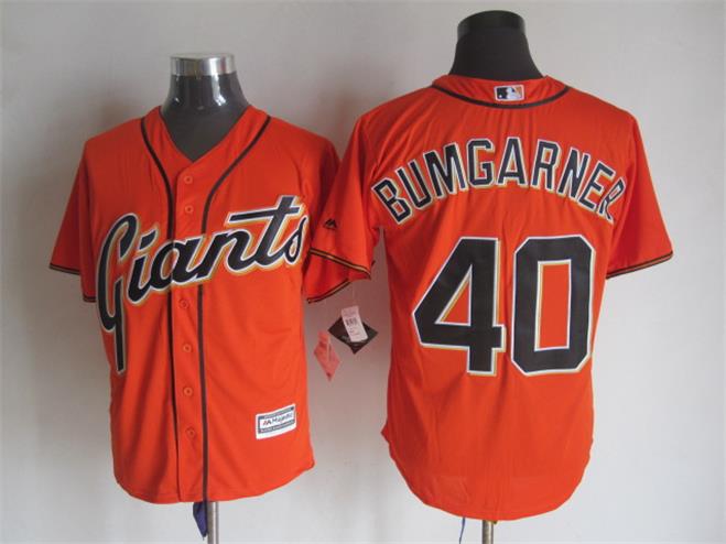 Majestic San Francisco Giants #40 Madison Bumgarner Orange MLB Stitched Jerseys,We sell and wholesale Majestic San Francisco Giants #40 Madison Bumgarner Orange MLB Stitched Jerseys on line form chian!