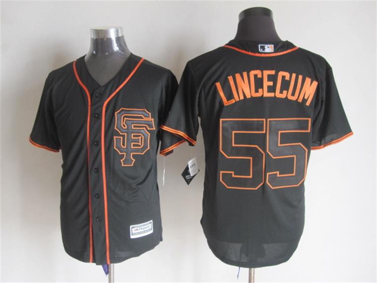 Majestic San Francisco Giants #55 Tim Lincecum Black SF MLB Stitched Jerseys,We sell and wholesale Majestic San Francisco Giants #55 Tim Lincecum Black SF MLB Stitched Jerseys on line form chian!
