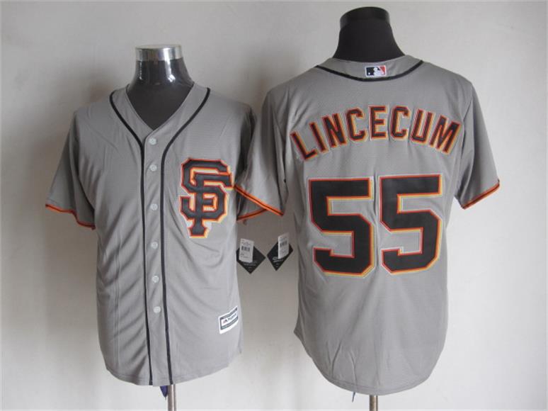 Majestic San Francisco Giants #55 Tim Lincecum Gray MLB Stitched Jerseys,We sell and wholesale Majestic San Francisco Giants #55 Tim Lincecum Gray MLB Stitched Jerseys on line form chian!