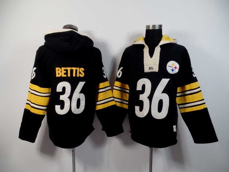 Pittsburgh Steelers #36 Jerome Bettis Black 2015 New Stitched Hoodie,We sell and wholesale Pittsburgh Steelers #36 Jerome Bettis Black 2015 New Stitched Hoodie on line form chian!