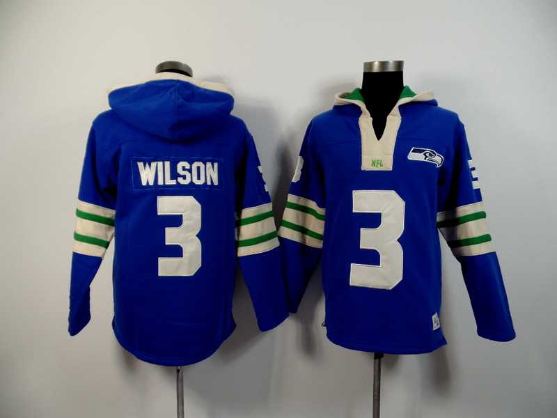 Seattle Seahawks #3 Russell Wilson Blue 2015 New Stitched Hoodie,We sell and wholesale Seattle Seahawks #3 Russell Wilson Blue 2015 New Stitched Hoodie on line form chian!
