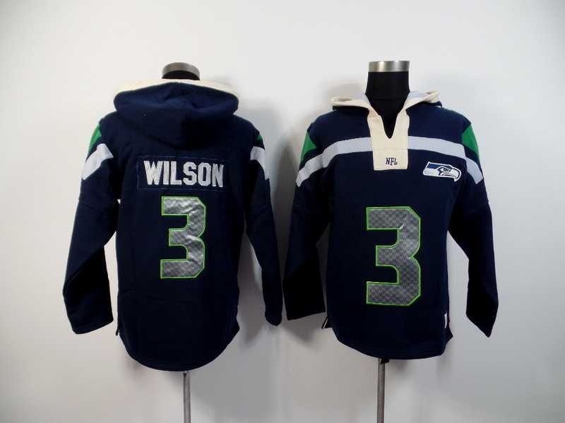 Seattle Seahawks #3 Russell Wilson Dark Blue 2015 New Stitched Hoodie,We sell and wholesale Seattle Seahawks #3 Russell Wilson Dark Blue 2015 New Stitched Hoodie on line form chian!