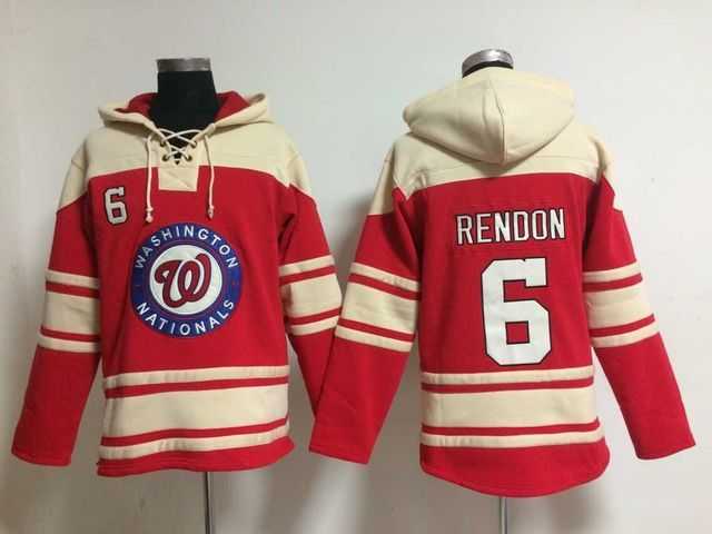 Washington Nationals #6 Rendon Red Stitched Hoodie,We sell and wholesale Washington Nationals #6 Rendon Red Stitched Hoodie on line form chian!