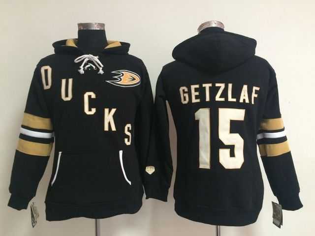 Womens Anaheim Ducks #15 Ryan Getzlaf Black Stitched Hoodie,We sell and wholesale Womens Anaheim Ducks #15 Ryan Getzlaf Black Stitched Hoodie on line form chian!