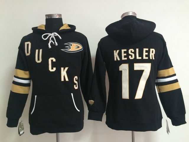 Womens Anaheim Ducks #17 Kesler Black Stitched Hoodie,We sell and wholesale Womens Anaheim Ducks #17 Kesler Black Stitched Hoodie on line form chian!