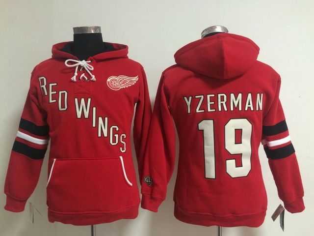 Womens Detroit Red Wings #19 Steve Yzerman Red Stitched Hoodie,We sell and wholesale Womens Detroit Red Wings #19 Steve Yzerman Red Stitched Hoodie on line form chian!