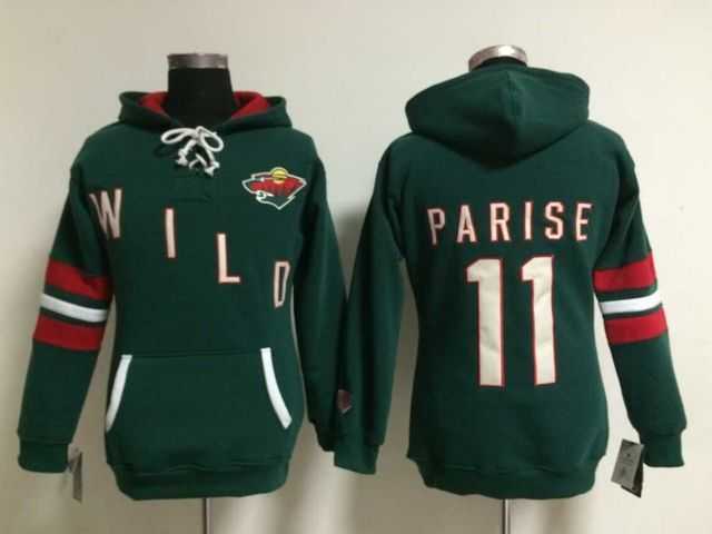 Womens Minnesota Wilds #11 Zach Parise Green Stitched Hoodie,We sell and wholesale Womens Minnesota Wilds #11 Zach Parise Green Stitched Hoodie on line form chian!