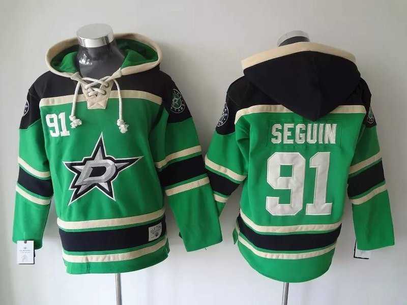 Dallas Stars #91 Tyler Seguin Green Hoodie,We sell and wholesale Dallas Stars #91 Tyler Seguin Green Hoodie on line form chian!