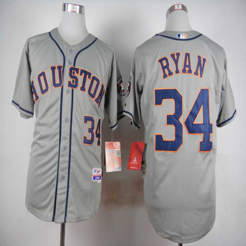Houston Astros #34 Nolan Ryan 2015 Gray Cool Base Jersey,We sell and wholesale Houston Astros #34 Nolan Ryan 2015 Gray Cool Base Jersey on line form chian!