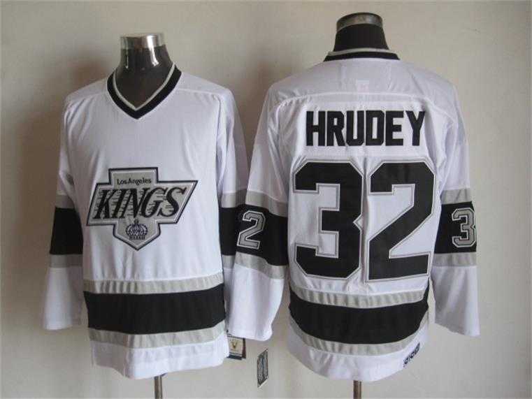 Los Angeles Kings #32 Hrudey CCM Throwback White Jerseys,We sell and wholesale Los Angeles Kings #32 Hrudey CCM Throwback White Jerseys on line form chian!
