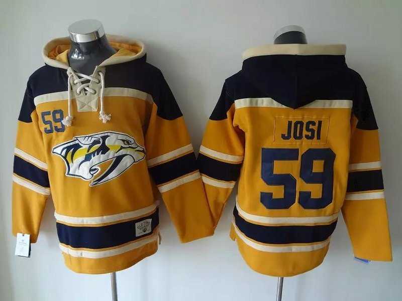 Nashville Predators #59 Josi Yellow Hoodie,We sell and wholesale Nashville Predators #59 Josi Yellow Hoodie on line form chian!