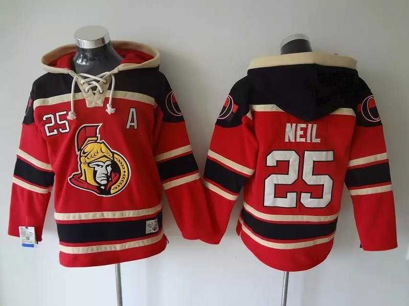 Ottawa Senators #25 Chris Neil Red Hoodie,We sell and wholesale Ottawa Senators #25 Chris Neil Red Hoodie on line form chian!