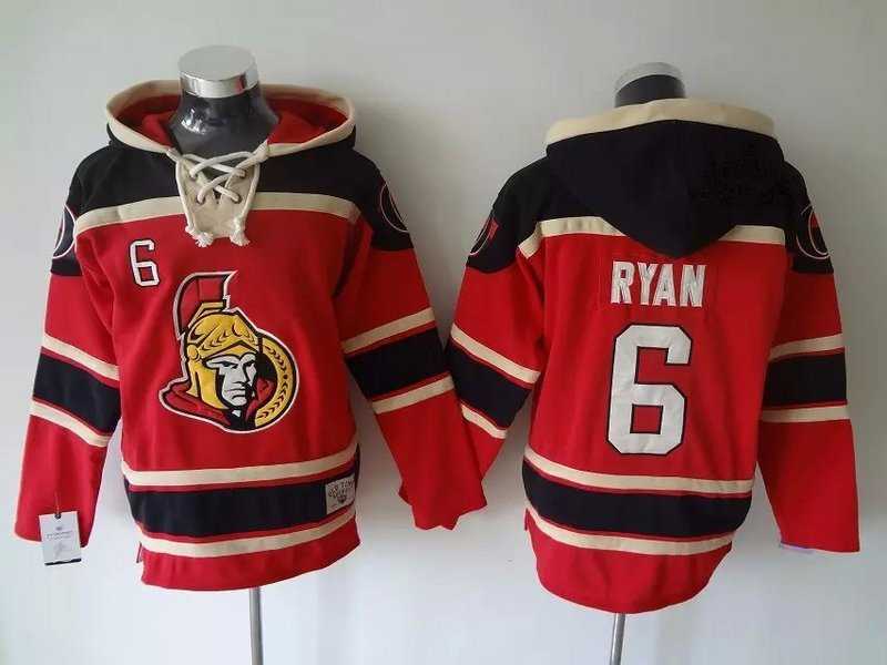 Ottawa Senators #6 Bobby Ryan Red Hoodie,We sell and wholesale Ottawa Senators #6 Bobby Ryan Red Hoodie on line form chian!