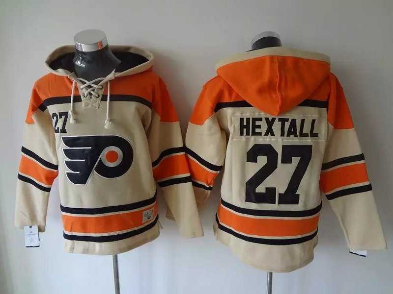 Philadelphia Flyers #27 Ron Hextall Cream Hoodie,We sell and wholesale Philadelphia Flyers #27 Ron Hextall Cream Hoodie on line form chian!