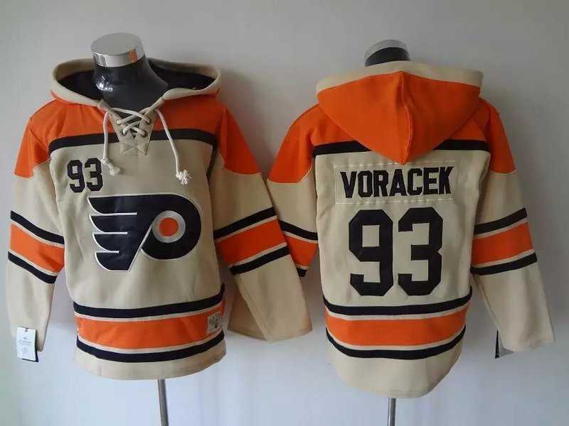 Philadelphia Flyers #93 Jakub Voracek Cream Hoodie,We sell and wholesale Philadelphia Flyers #93 Jakub Voracek Cream Hoodie on line form chian!
