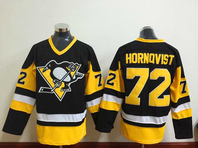 Pittsburgh Penguins #72 Patric Hornqvist Black-Yellow Third Jerseys,We sell and wholesale Pittsburgh Penguins #72 Patric Hornqvist Black-Yellow Third Jerseys on line form chian!
