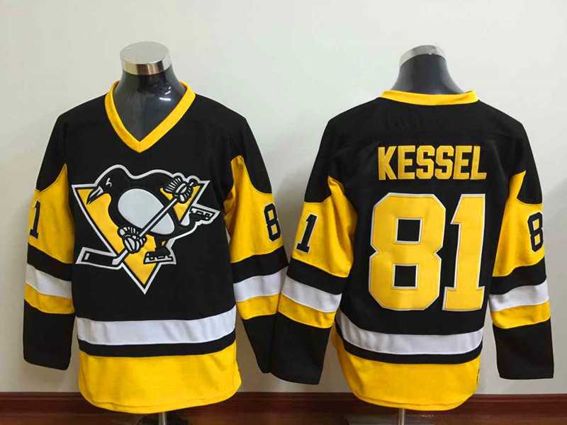 Pittsburgh Penguins #81 Phil Kessel Black-Yellow Third Jerseys,We sell and wholesale Pittsburgh Penguins #81 Phil Kessel Black-Yellow Third Jerseys on line form chian!