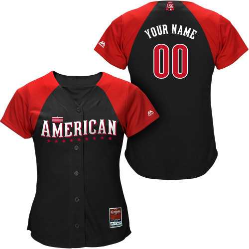 Womens Customized MLB American League 2015 All-Star Stitched Black Jerseys,We sell and wholesale Womens Customized MLB American League 2015 All-Star Stitched Black Jerseys on line form chian!