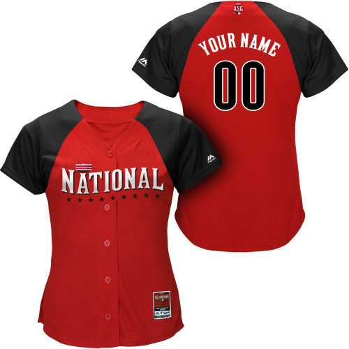 Womens Customized MLB National League 2015 All-Star Stitched Red Jerseys,We sell and wholesale Womens Customized MLB National League 2015 All-Star Stitched Red Jerseys on line form chian!