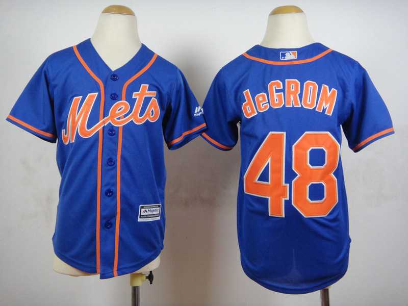 Youth New York Mets #48 Jacob Degrom 2015 Blue Cool Base Jerseys,We sell and wholesale Youth New York Mets #48 Jacob Degrom 2015 Blue Cool Base Jerseys on line form chian!