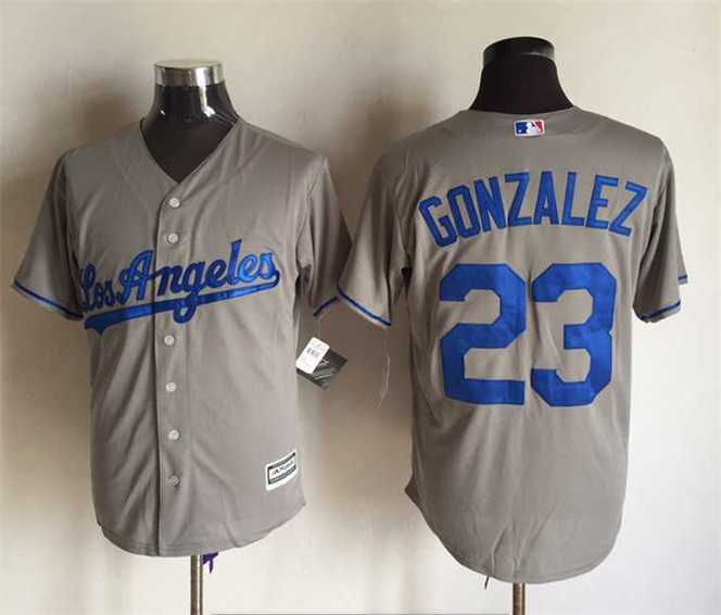 Majestic Los Angeles Dodgers #23 Adrian Gonzalez Gray 2015 MLB Stitched Jerseys,We sell and wholesale Majestic Los Angeles Dodgers #23 Adrian Gonzalez Gray 2015 MLB Stitched Jerseys on line form chian!