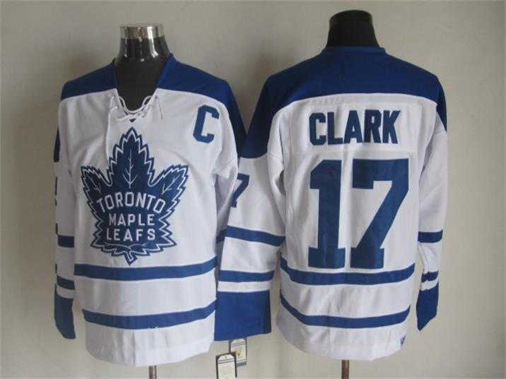 Toronto Maple Leafs #17 Wendel Clark White CCM Throwback Third Jerseys,We sell and wholesale Toronto Maple Leafs #17 Wendel Clark White CCM Throwback Third Jerseys on line form chian!