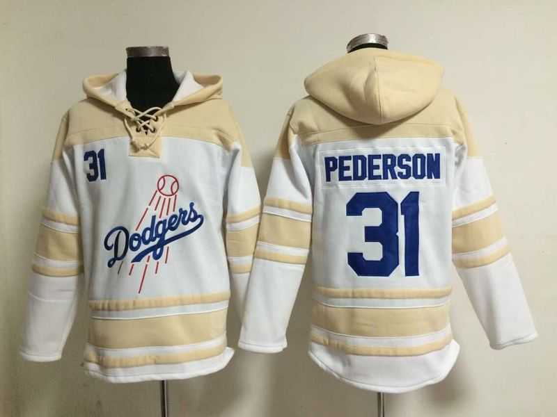 Los Angeles Dodgers #31 Joc Pederson White Stitched Hoodie,We sell and wholesale Los Angeles Dodgers #31 Joc Pederson White Stitched Hoodie on line form chian!