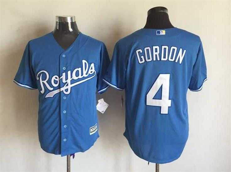 Majestic Kansas City Royals #4 Alex Gordon Blue Stitched Jerseys,We sell and wholesale Majestic Kansas City Royals #4 Alex Gordon Blue Stitched Jerseys on line form chian!