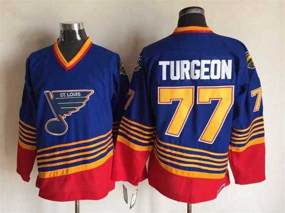 St. Louis Blues #77 Turgeon Blue-Red CCM Throwback Jerseys,We sell and wholesale St. Louis Blues #77 Turgeon Blue-Red CCM Throwback Jerseys on line form chian!