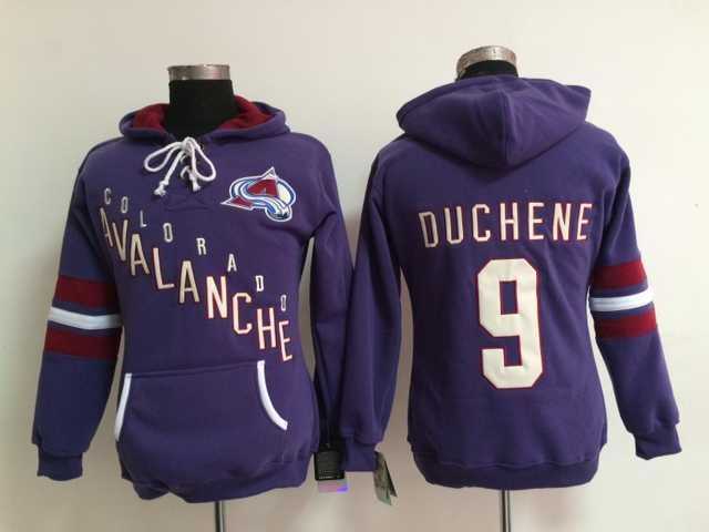 Womens Colorado Avalanche #9 Matt Duchene Purple Stitched Hoodie,We sell and wholesale Womens Colorado Avalanche #9 Matt Duchene Purple Stitched Hoodie on line form chian!