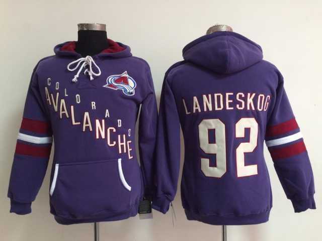 Womens Colorado Avalanche #92 Gabriel Landeskog Purple Stitched Hoodie,We sell and wholesale Womens Colorado Avalanche #92 Gabriel Landeskog Purple Stitched Hoodie on line form chian!