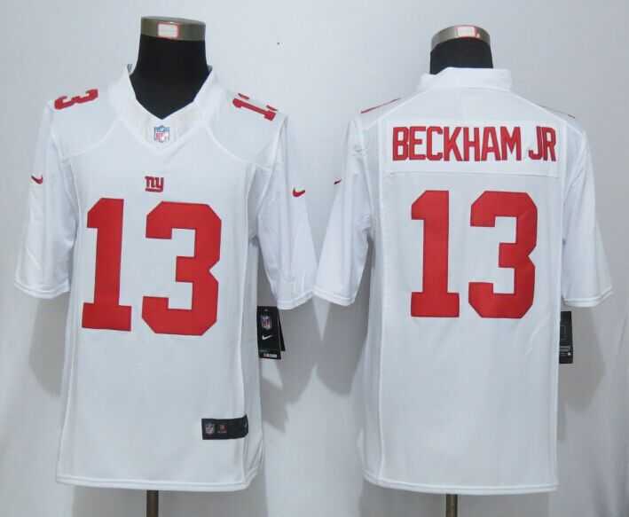 Nike Limited New York Giants #13 Beckham JR White Jerseys,We sell and wholesale Nike Limited New York Giants #13 Beckham JR White Jerseys on line form chian!