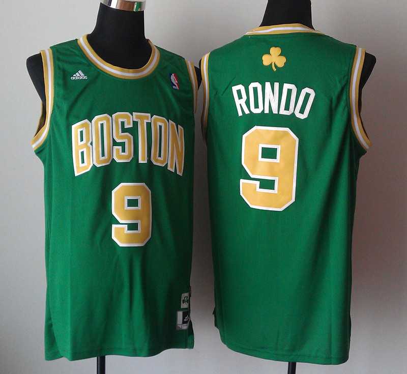 Boston Celtics #9 Rajon Rondo Green With Golden  Swingman Jerseys,We sell and wholesale Boston Celtics #9 Rajon Rondo Green With Golden  Swingman Jerseys on line form chian!